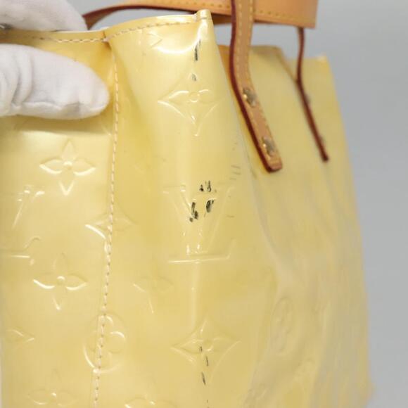 LOUIS VUITTON Monogram Vernis Reade PM Hand Bag Perle M91336 - Picture 6 of 12